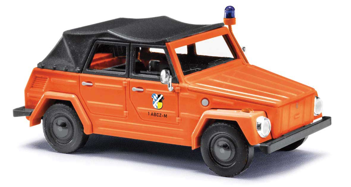 1970 Volkswagen Thing (181 Courier Wagon) - Assembled -- ABC Wagen (orange, German Lettering)
