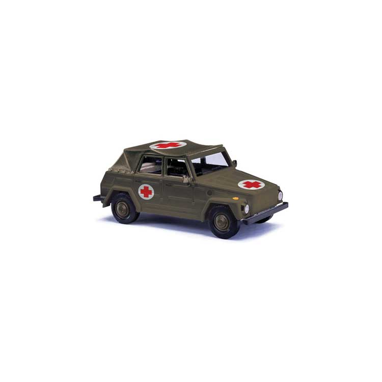 1970 Volkswagen Thing (181 Courier Wagon) - Assembled -- German Army Red Cross (green, red, white, German Lettering)
