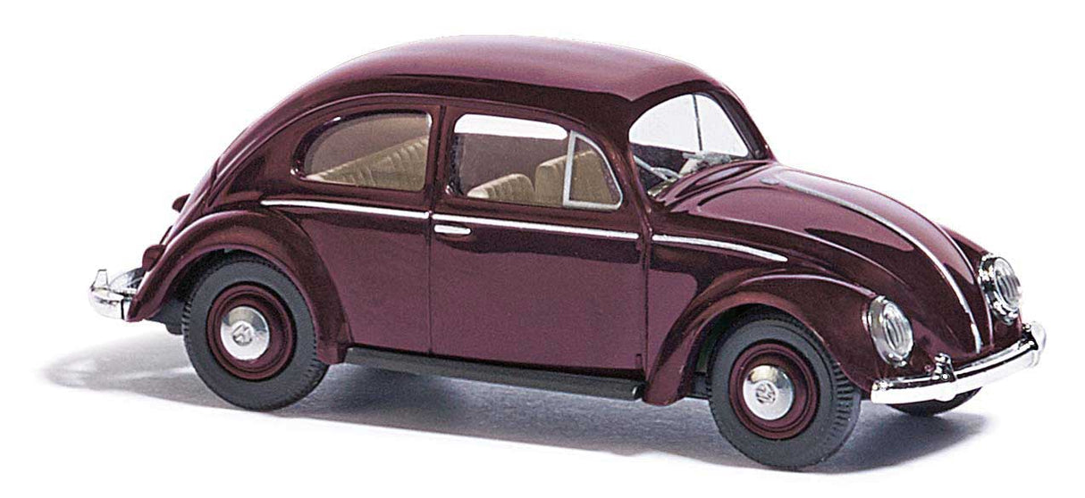 1952 Volkswagen Beetle with Pretzel-Split Rear Window - Assembled -- Red