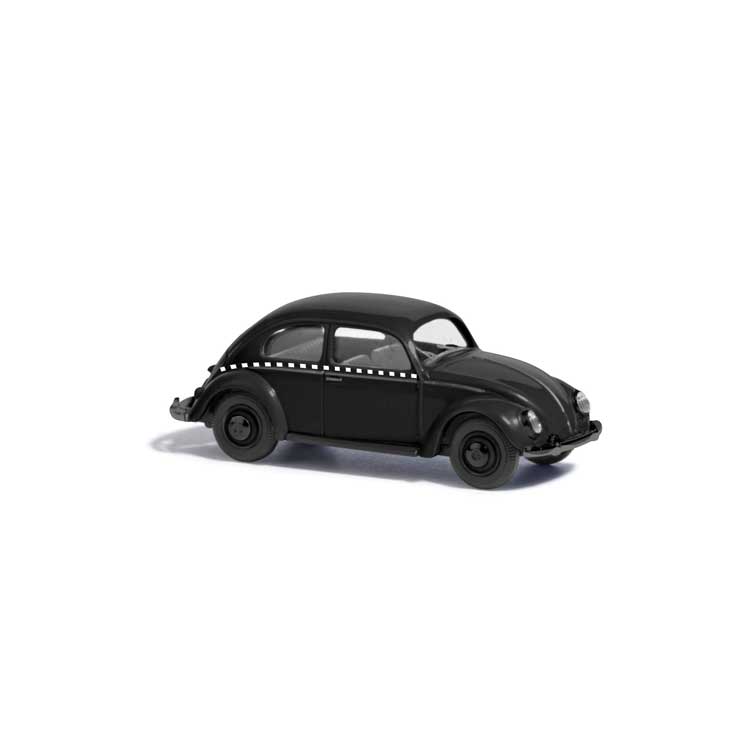 1952 Volkswagen Beetle with Pretzel-Split Rear Window - Assembled -- Taxi (black)