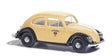 1955 Volkswagen Beetle with Oval Rear Window - Assembled -- Austrian Post (beige, black, German Lettering)