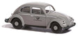 1955 Volkswagen Beetle with Oval Rear Window - Assembled -- German Post (gray, black, German Lettering)