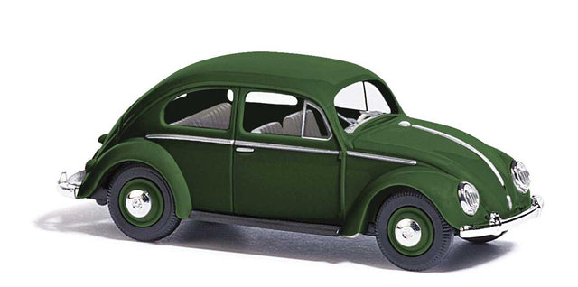 1955 Volkswagen Beetle with Canvas Roof - Assembled -- Green