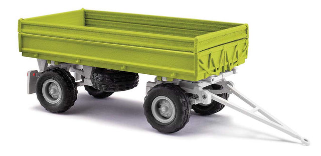 1985 IFA HW 60 Low-Side Farm Trailer - Assembled -- Light Green
