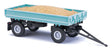 1985 IFA HW 60 Low-Side Farm Trailer  with Sand Load - Assembled -- Light Blue