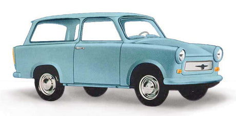 1975 Trabant P601 Universal Kombi Station Wagon - Assembled -- Pastel Blue
