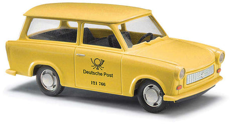 1966 Trabant P601 Universal Station Wagon - Assembled -- German Post (yellow, black, German Lettering)
