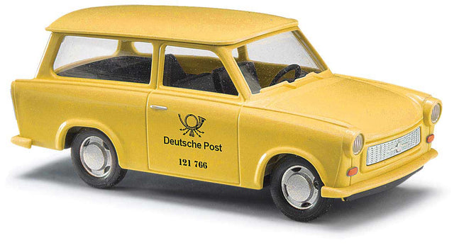 1966 Trabant P601 Universal Station Wagon - Assembled -- German Post (yellow, black, German Lettering)