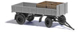 1967 IFA HL 80 Low-Side Farm Trailer with Wood Crate Load- Assembled -- Gray