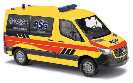 2018 Mercedes-Benz Sprinter High-Roof Ambulance - Assembled -- ASG Hamburg, Germany (yellow, orange, German Lettering)