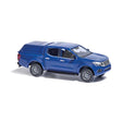 2015 Nissan Navara/Frontier Crew-Cab Pickup Truck with Cap - Assembled -- Blue