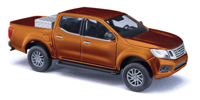 2015 Nissan Navara Crew-Cab Pickup Truck w/Bed Box - Assembled -- Metallic Gold
