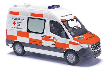 2018 Mercedes-Benz Sprinter Short Wheelbase/High Roof - Assembled -- German Red Cross DRK Main-Kinzig (white, orange,, gray, German Lettering)