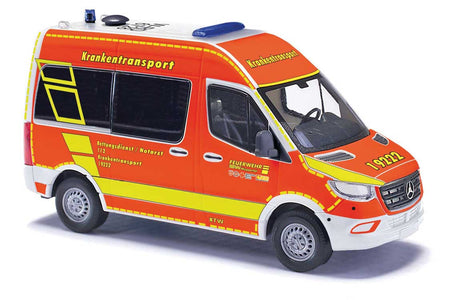 2018 Mercedes-Benz Sprinter Short Wheelbase/High Roof - Assembled -- Wuppertal, Germany, Fire (white, orange, yellow, German Lettering)