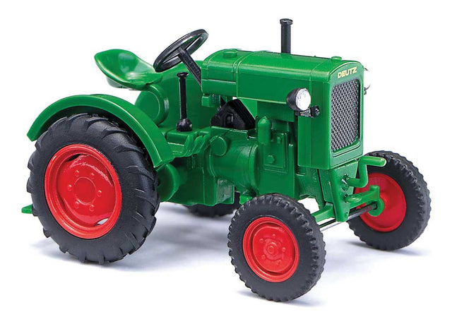 1936-1951 Deutz F1M 414 Farm Tractor - Assembled -- Green, Red-1