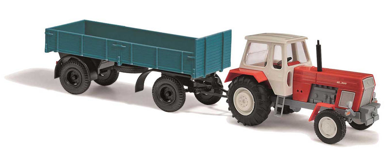 1967 Fortschritt ZT300 Farm Tractor w/Enclosed Cab & Trailer - Assembled