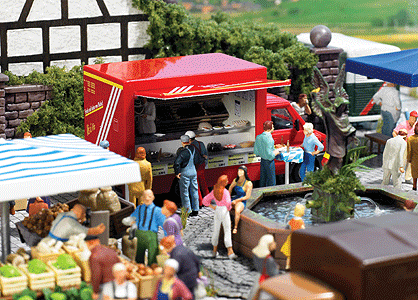 Miniature Scene -- Bakery Wagon
