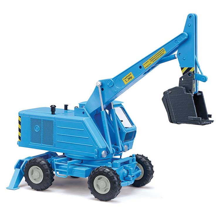 1974 Weimar T174 Mobile Excavator w/Front Bucket - Assembled -- Blue