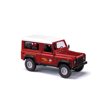 1983 Land Rover Defender 90 SUV - Assembled -- Bienen Erich (red, white, yellow, German Lettering)