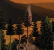 Burning Spruce Tree Struck by Lightning -- 14-16V; 6-5/16" 16cm Tall-1