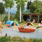 Lake w/Electric Powered Boat - Kit -- 10-1/4 x 18-7/8"  26 x 48cm-2