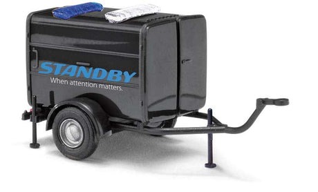 TSA Generator Trailer - Assembled -- Standby (black, blue)