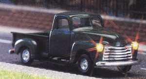 1950 Chevy Pickup Truck w/Working Lights - Assembled -- 14-16V AC/DC