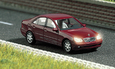 Vehicles w/Working Lights -- Mercedes Benz C-Class 4-Door Sedan