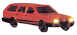 Volkswagen Passat Station Wagon with Working Lights - Assembled -- Various Colors - 14-16V-1