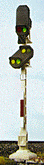 Black Signal w/Pre-Warning Signal & 6 LEDs