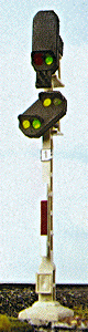 Black Signal w/Pre-Warning Signal & 6 LEDs