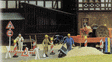 Construction Zone Blinkers -- 7 Stanchions (4 w/Blinking LEDs), Assorted Signs & Small Control Unit
