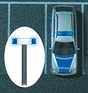 Flashing Light Bar for Emergency Vehicles -- 2 Blue LEDs