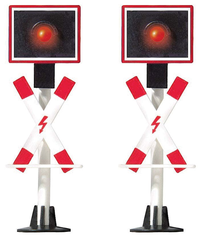 European-Style Crossing Flashers -- Expansion Set for #189-5954, Sold Separately pkg(2)