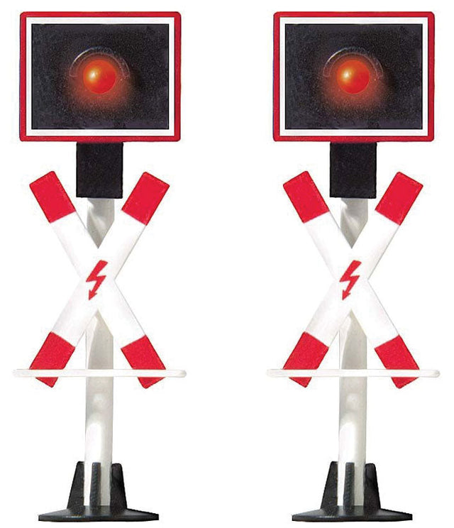 European-Style Crossing Flashers -- Expansion Set for #189-5954, Sold Separately pkg(2)