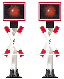 European-Style Crossing Flashers -- Expansion Set for #189-5958, Sold Separately pkg(2)-1