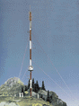 Transmitter Tower -- Assembled - 14-3/4"  37cm