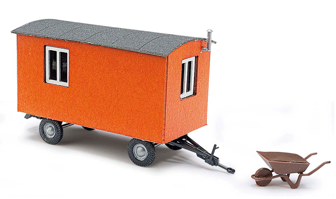 Office Trailer - Assembled -- Orange, Gray