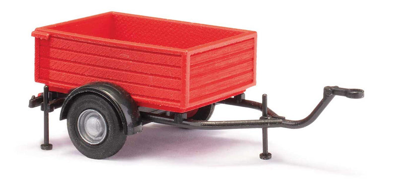 Fire Fighting Low-Side Trailer - Assembled -- Red