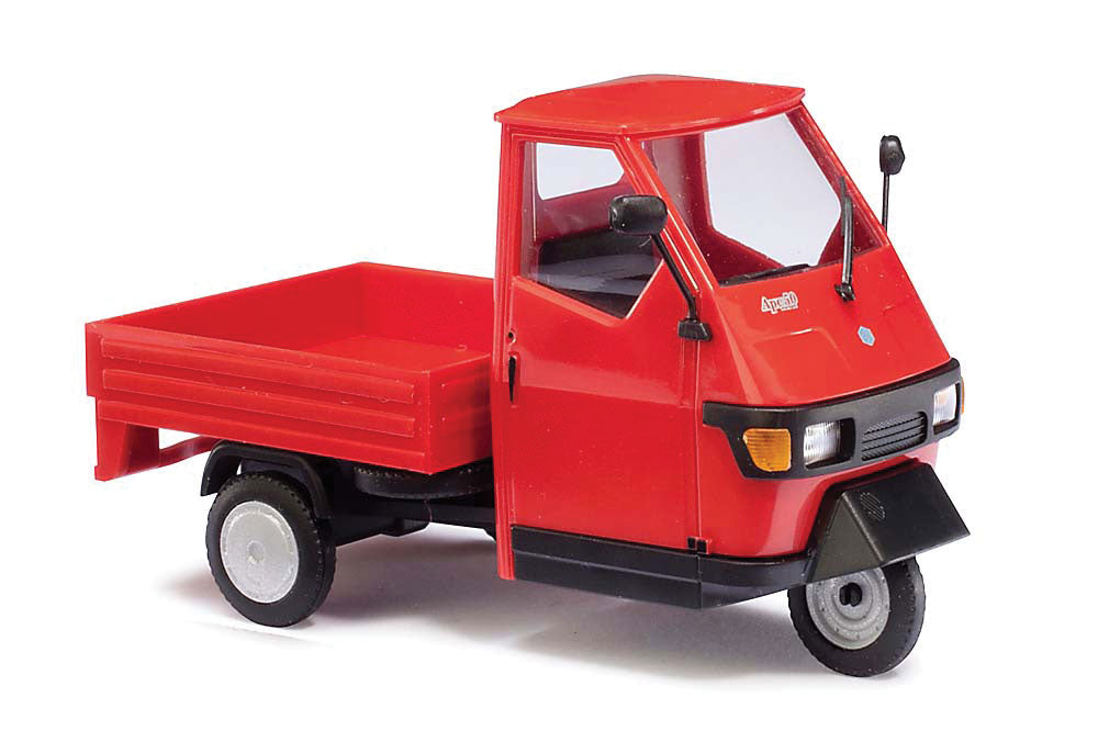Piaggio Ape 50 Pickup Truck - Assembled -- Red