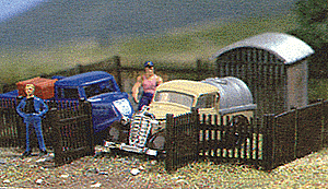 Fences -- Picket Fence Set 48" w/4 Gates