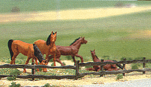 Fences -- Farm Field Set - 52"  132cm (brown)
