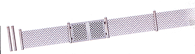 Chain Link Fence -- 39-3/8"  100cm