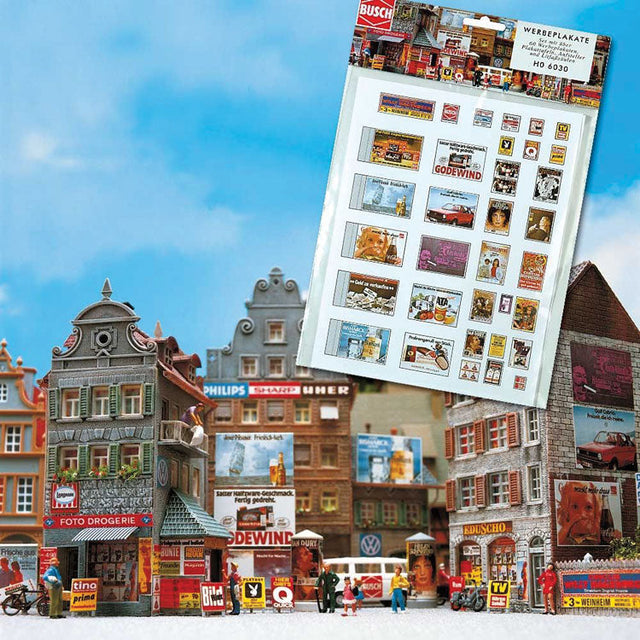 German Advertising Sign/Poster Set -- pkg(60)