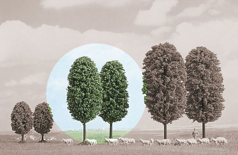 Deciduous Trees -- 3-1/8"  8cm Tall pkg(2)