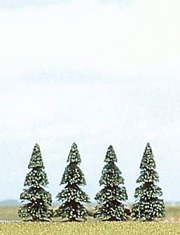 Pine Trees -- 2-3/16"  5.5cm pkg(4)