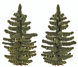 Spruce Trees pkg(2) -- 2-3/16"  55mm Tall