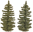 Spruce Trees pkg(2) -- 2-13/16"  70mm Tall