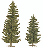 Spruce Trees pkg(2) -- 3-5/8 x 4-13/16"  90 & 120mm Tall