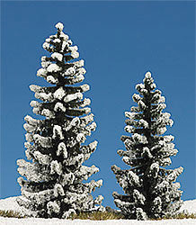 Snow Covered Spruce pkg(2) -- 90mm, 120mm